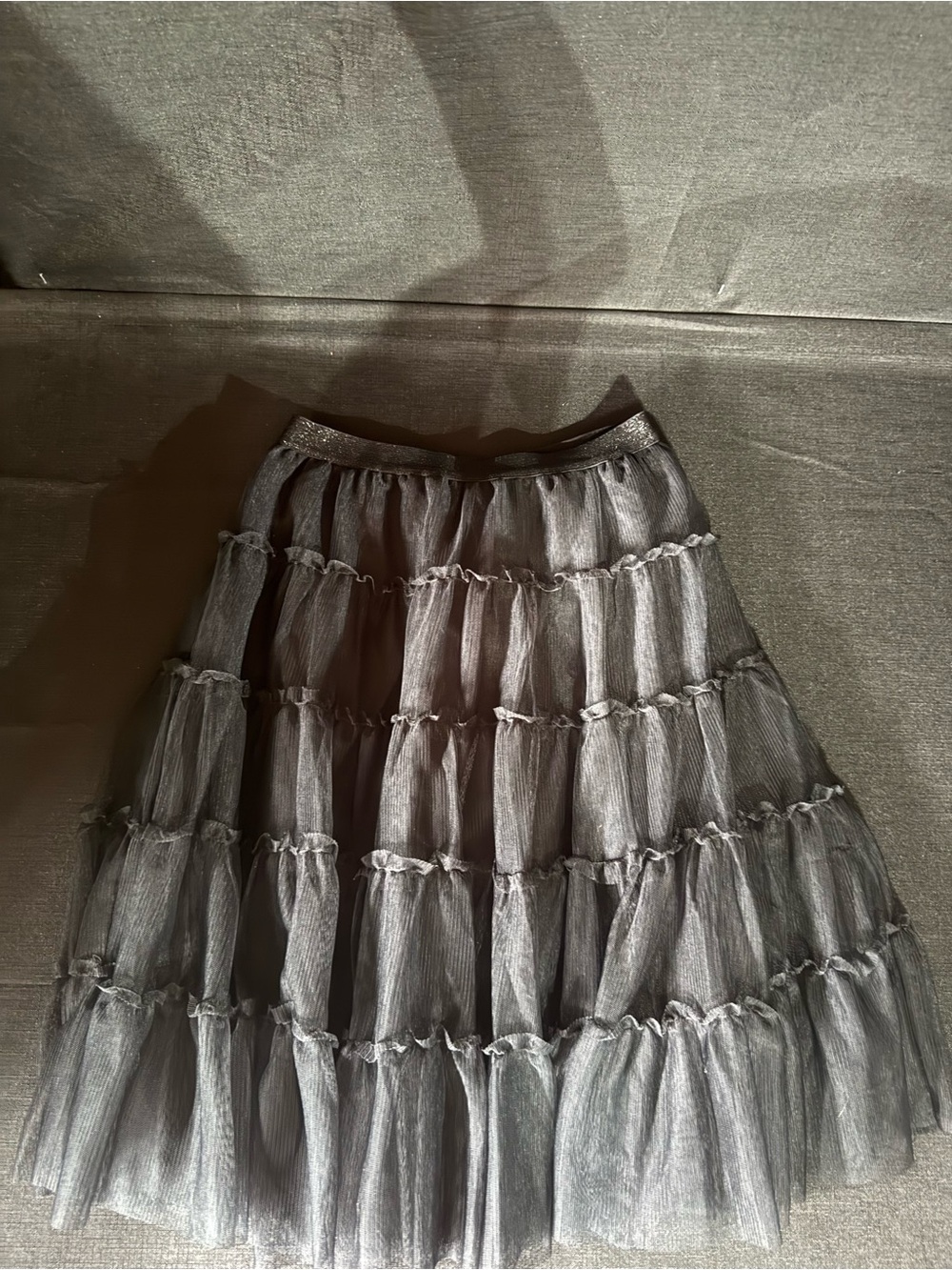 Cat & Jack Black Tiered Tulle Skirt